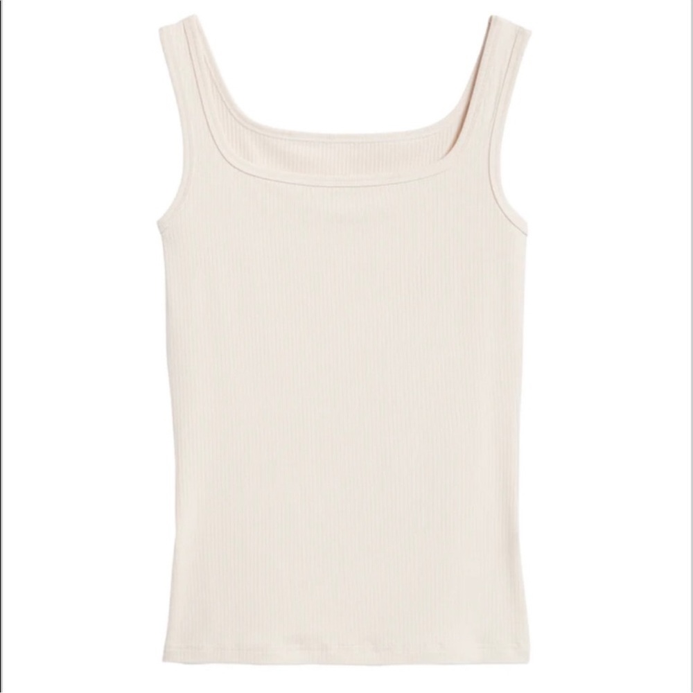 Banana Republic ribbed square tank